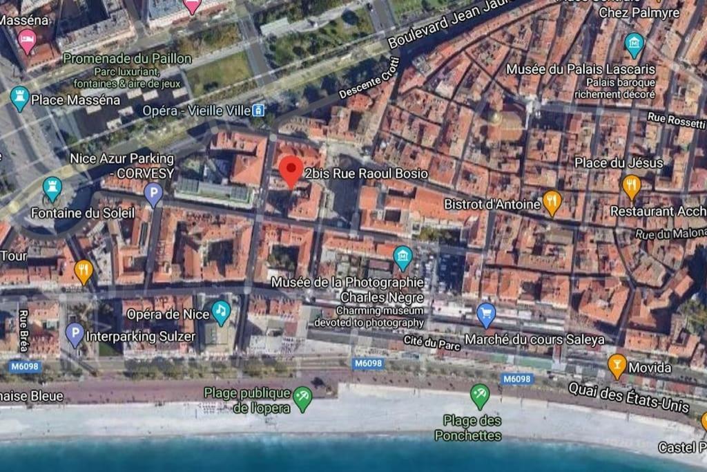 #9 Opera'S Duplex Panoramic Sea View Terrace & Ac 1Min To Beach Nice Exterior photo